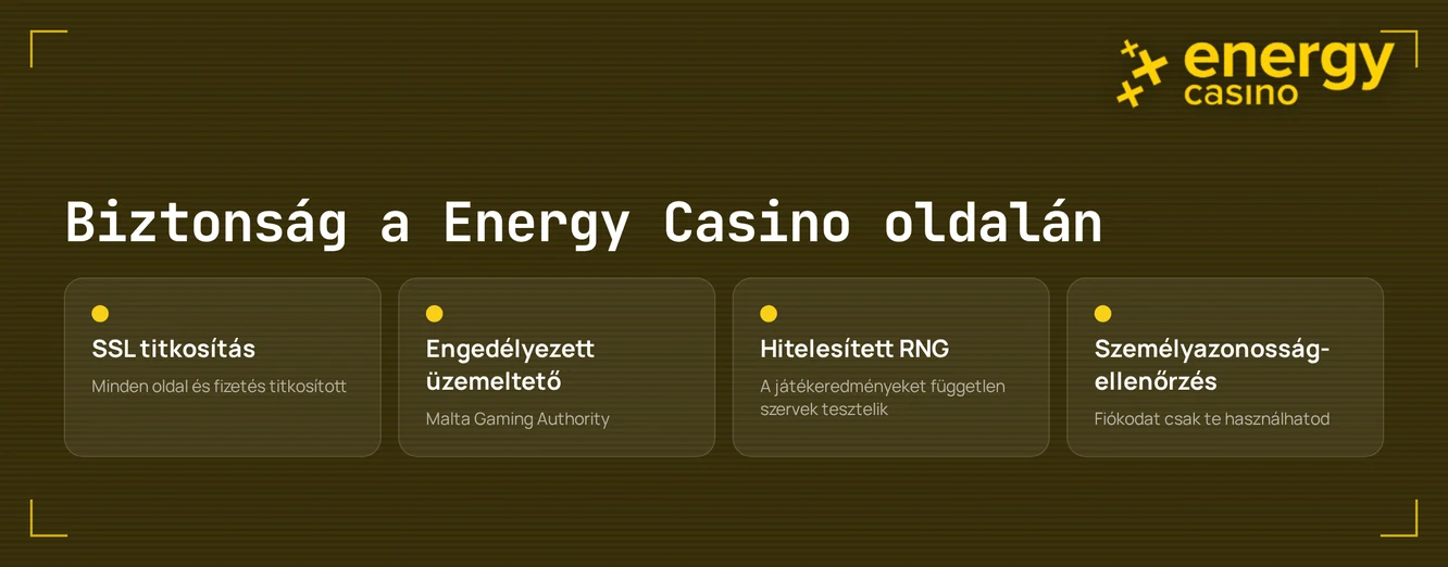 Tekintsd át a biztonsági funkciókat